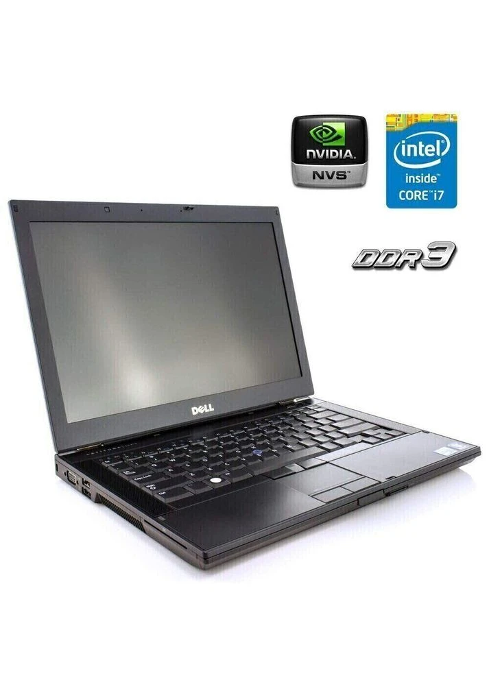 Ноутбук Latitude E6410 / 14" (1440x900) TN / intel Core i7-640M (2 (4) ядра по 2.8 - 3.46 GHz) / 8 GB DDR3 / 320 GB HDD / Dell (398131566)