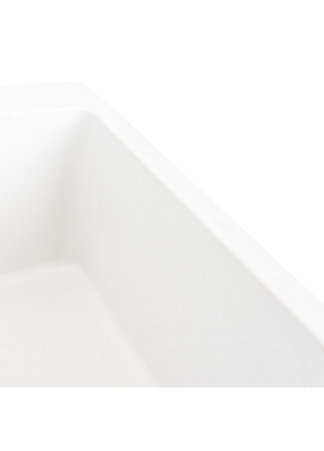 Гранітна мийка для кухні 7850 Bogema матова (білосніжна) Platinum (269794705)