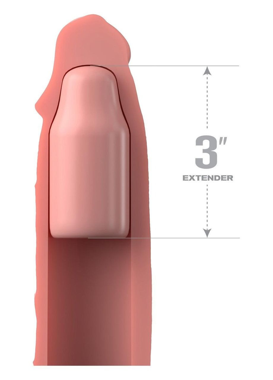 Насадка на пенис Fantasy X-tensions Elite бежевая, 23 см Pipedream (360475610)