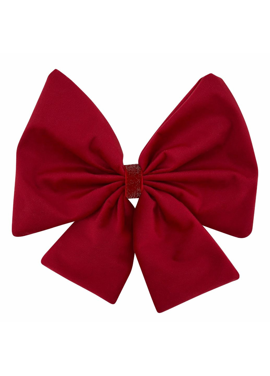 Прикраса новорічна Бант із тканини Еліт декор зелений 23х20х2,5 см MIS LT (365628137)