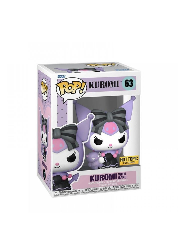 Фигурка Куроми виниловая Kuromi 63 игрушка поп детская 10 см POP (355921779)
