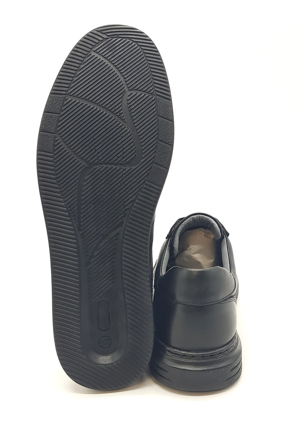 Черные чоловічі туфлі чорні шкіряні at-10-1 27,5 см (р) ALTURA