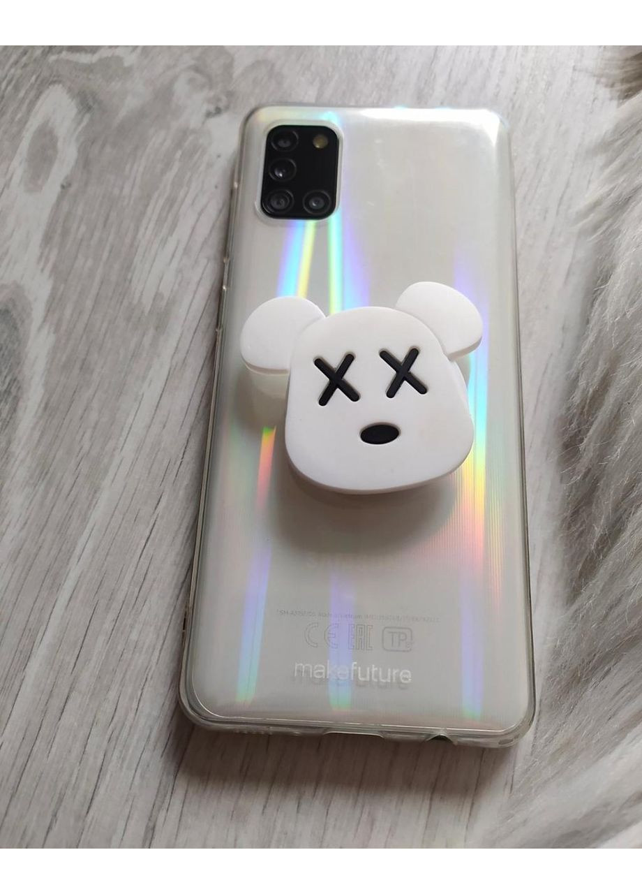 Попсокет Popsockets 3D тримач, підставка для телефону Ведмедик Bear brick білий Trends (360897103)