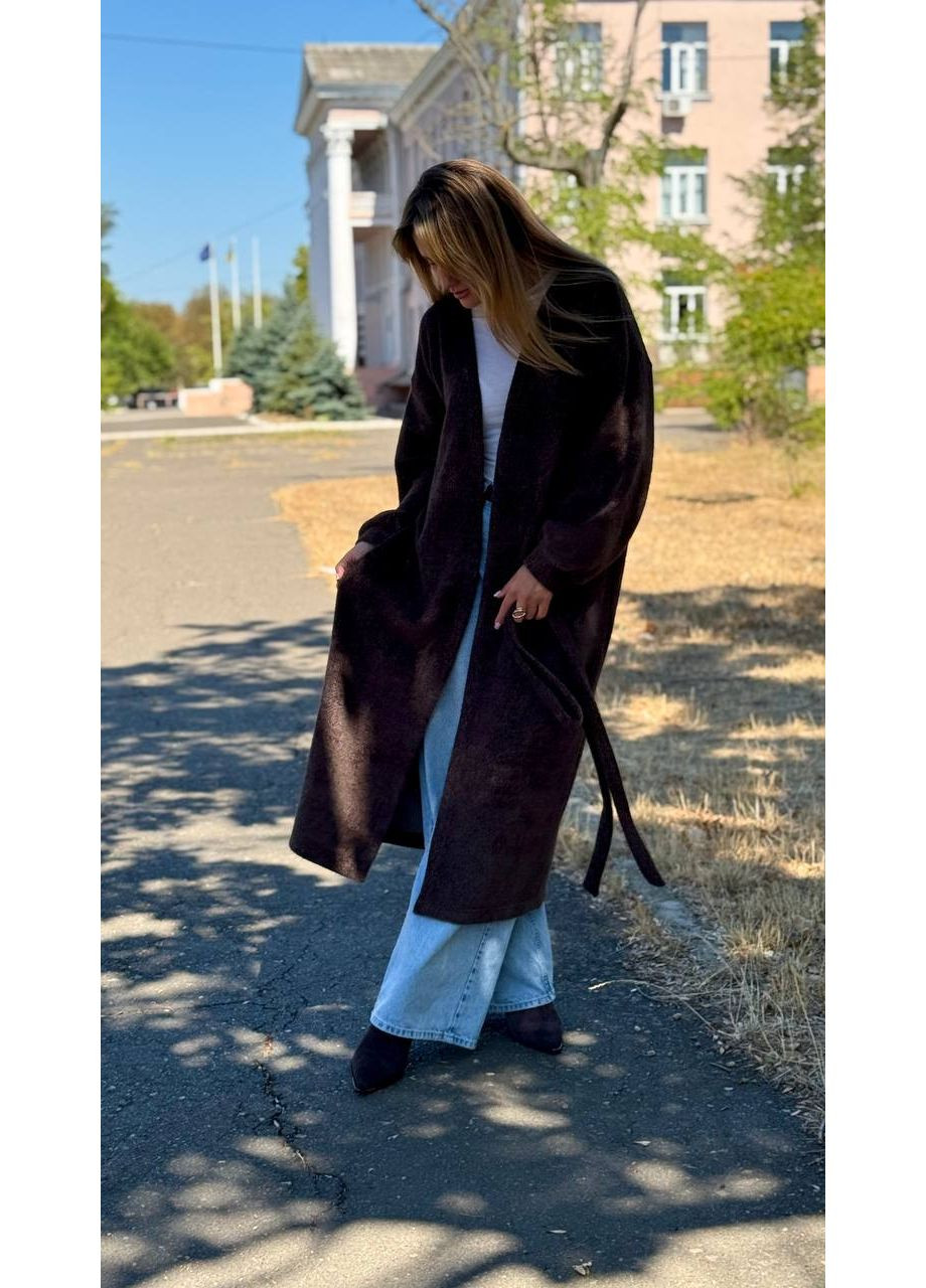 Кардиган Ангора травка,подовжений,рукав широкий,з поясом Україна (359912893)