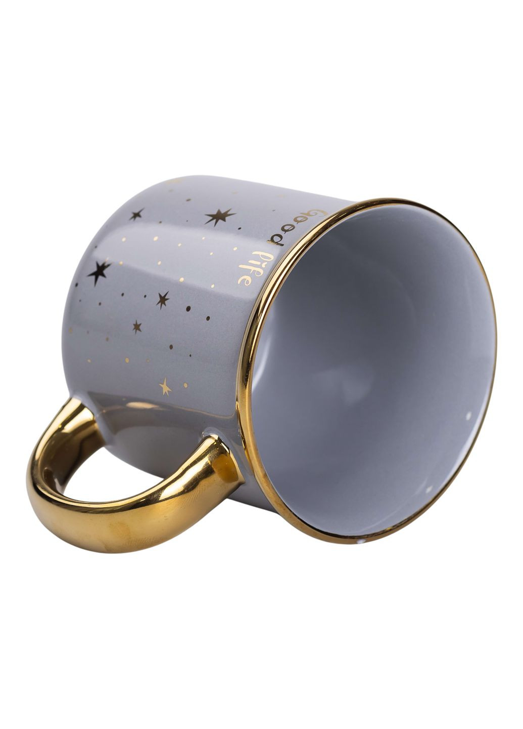 Чашка керамічна Good life 320 мл, сірий Liling Rongxiang Ceramic RX-N231506G No Brand (360977698)