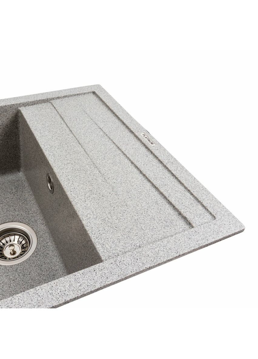 Кухонна мийка гранітна матова 7050 CASCADA Platinum (336932786)
