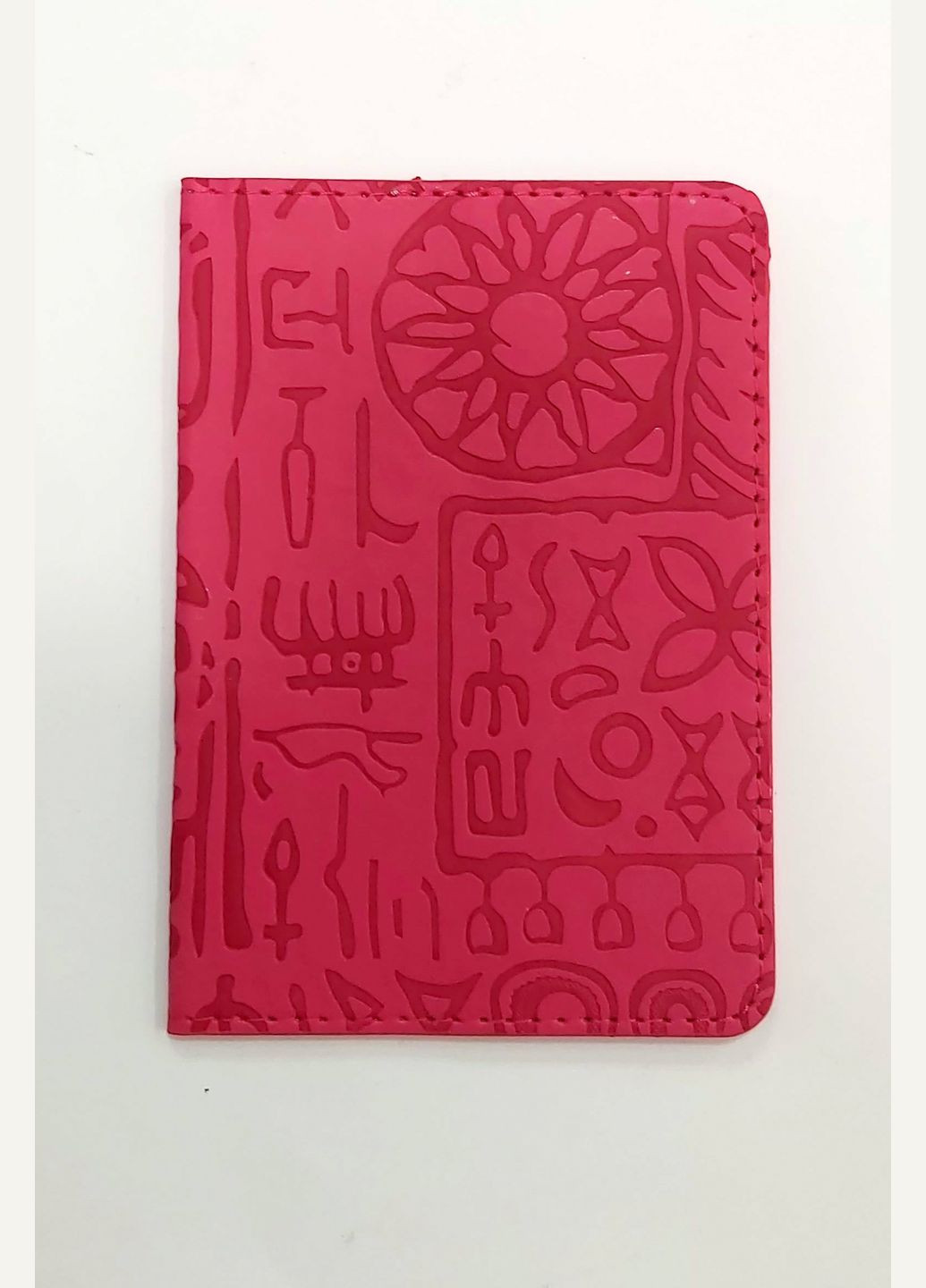 Обкладинка на паспорт-книжку "Візерунки" ZS040 (6973795230393) Рожевий Color-it (306830694)