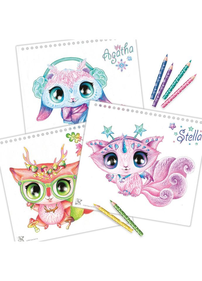 Набор для творчества Скетчбук: Звездные друзья 11141 с карандашами Nebulous Stars (358939562)