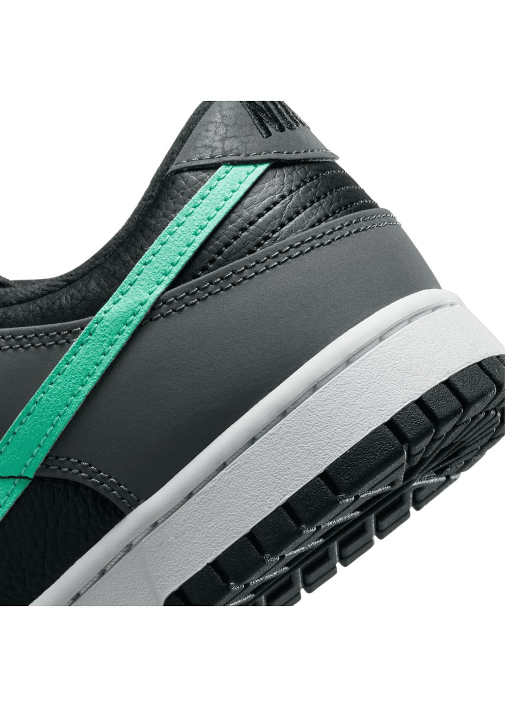 Зеленые всесезонные кроссовки мужские оригинал кроссовки мужские dunk low retro fb3359-001 весна-осень кожа черно-серые Nike