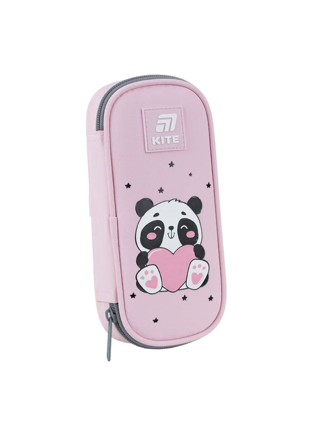 Пенал школьный Panda цвет розовый CB-00281126 Kite (341485794)