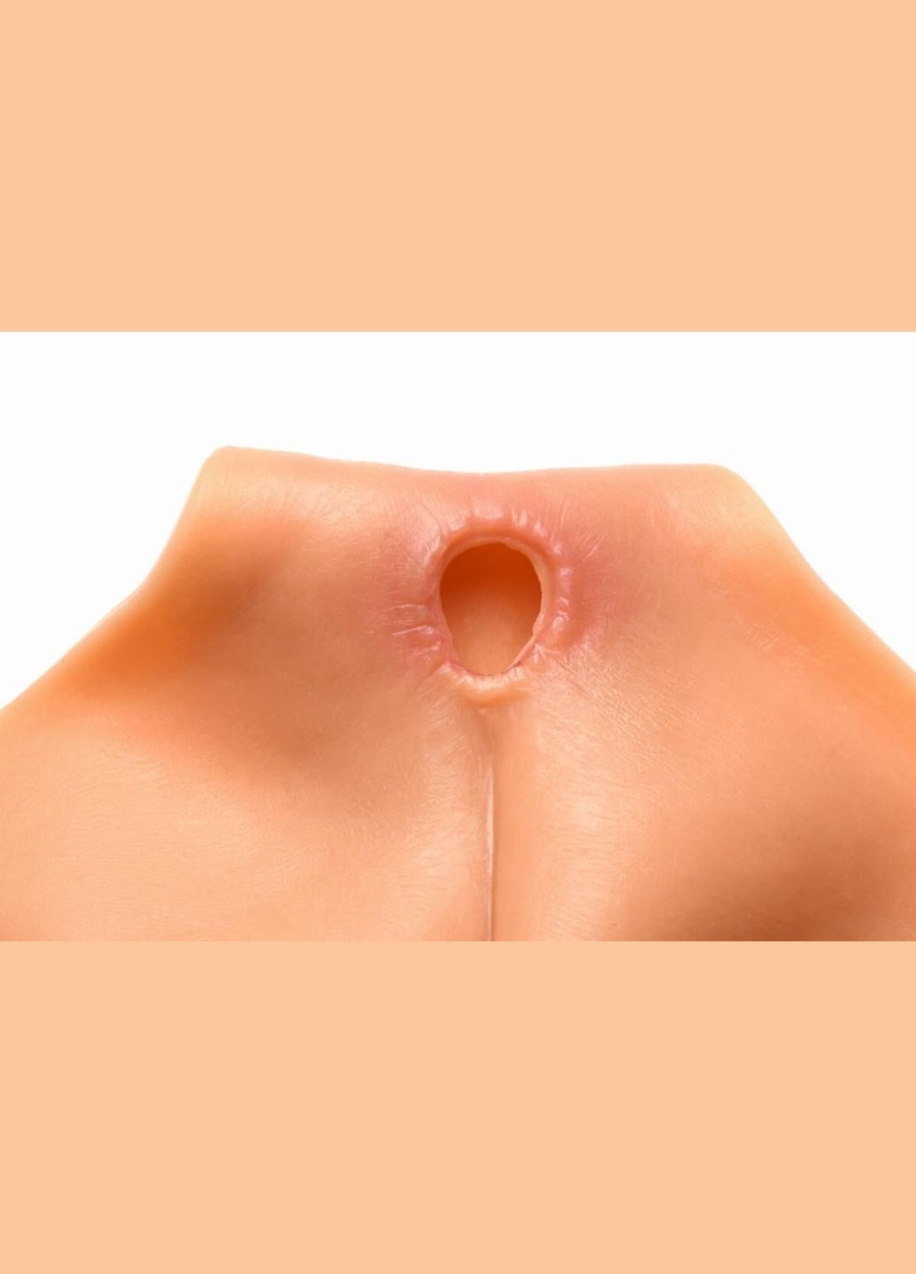 Накладная вагина Silicone Vagina + Butt Panties – Small Master Series (314507938)