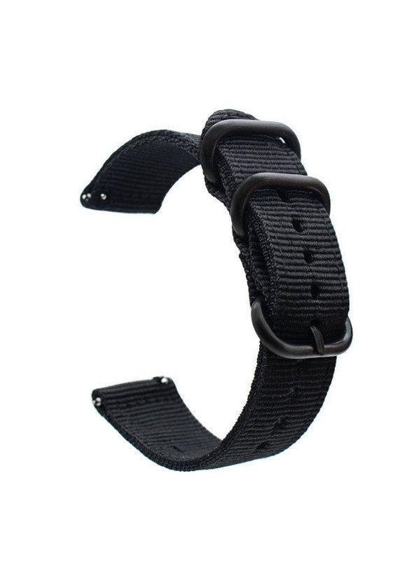 Нейлоновий ремінець Traveller для годинника Amazfit Bip 5 / Bip 6 - Black Primo (365270873)