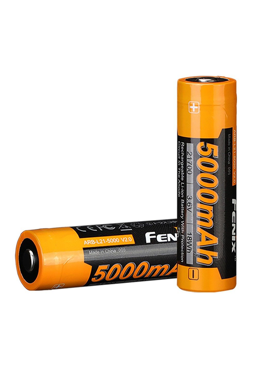 Аккумулятор 21700 Fenix ARB-L21-5000 V2.0 3.6V (Черно-желтый) No Brand (332634669)