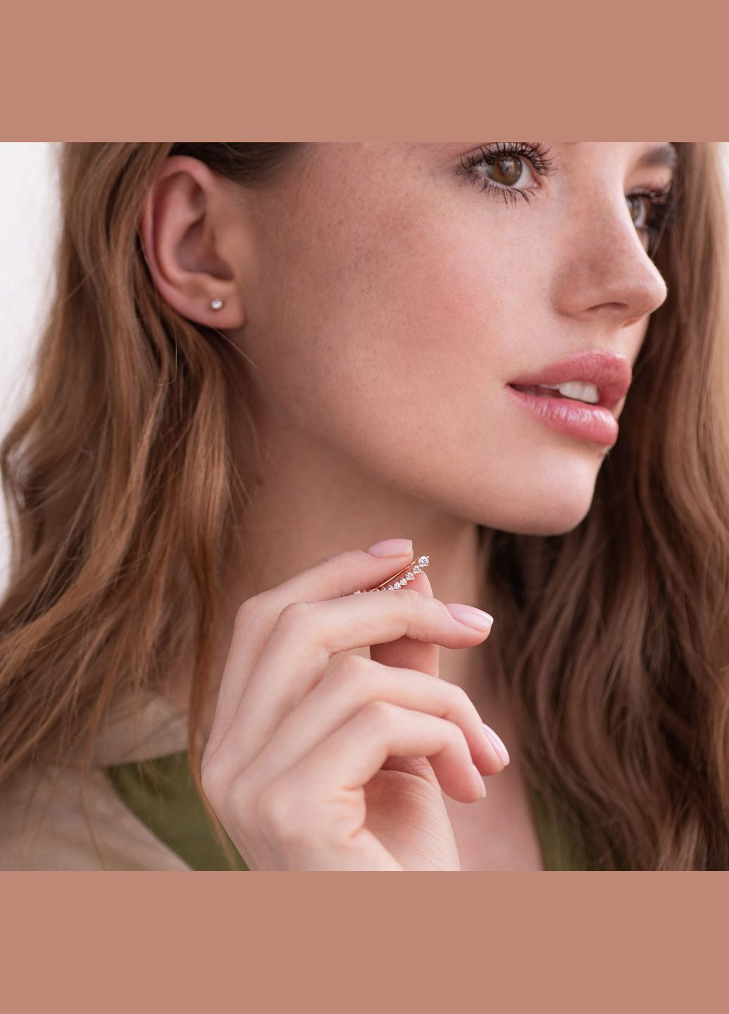 Серьги клаймберы Оригинальность в красном золоте с07046 Oniks (264023821)