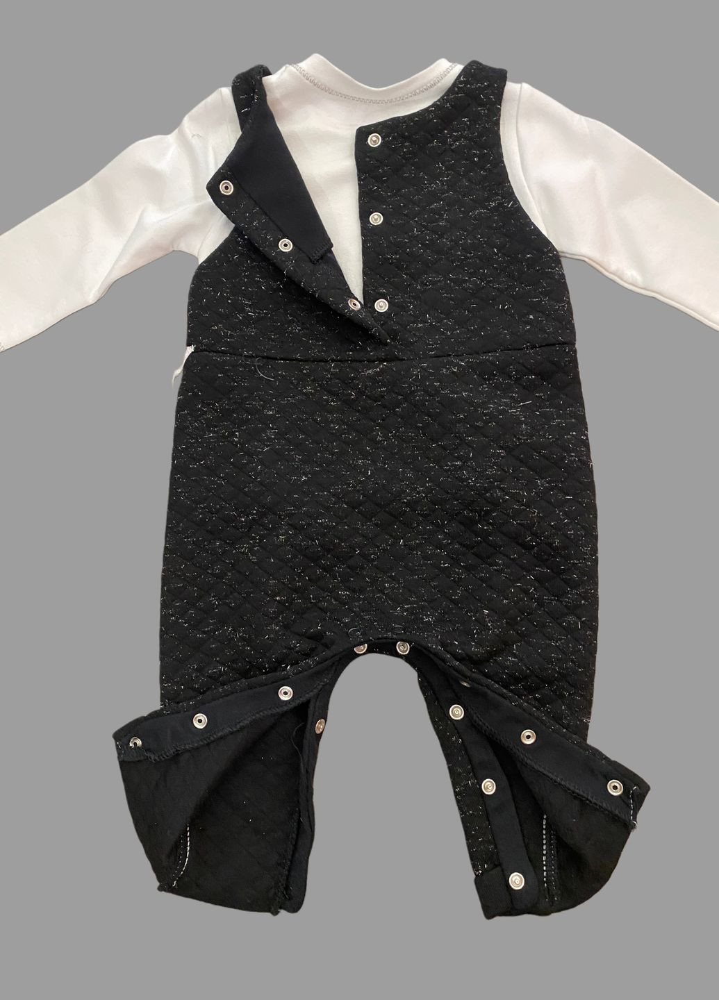 Комбинированный демисезонный костюм для девочки 62-68 брючный Caramell