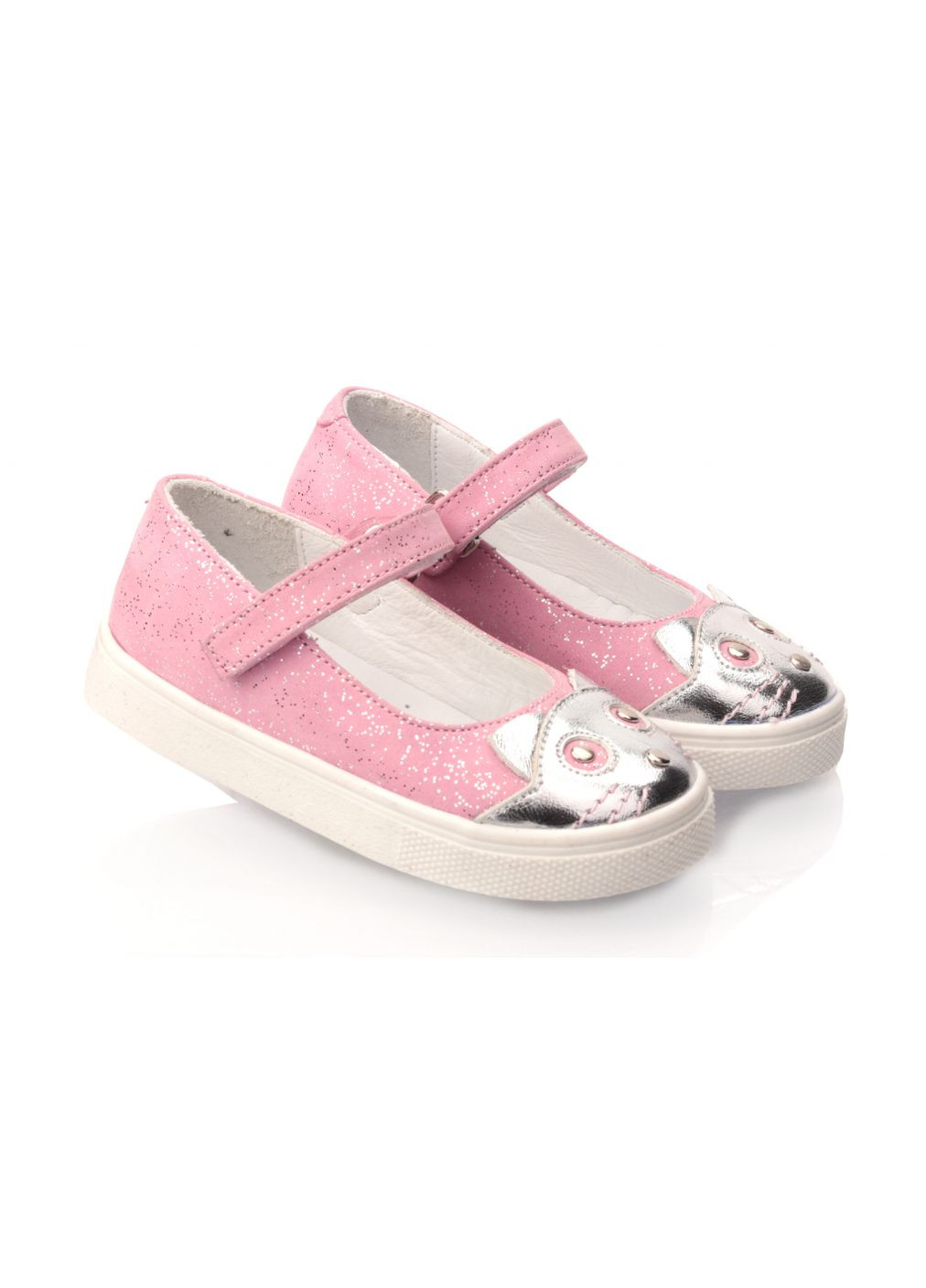 Цветные туфли 141 для девочек золотистые. размер 19 Topitop