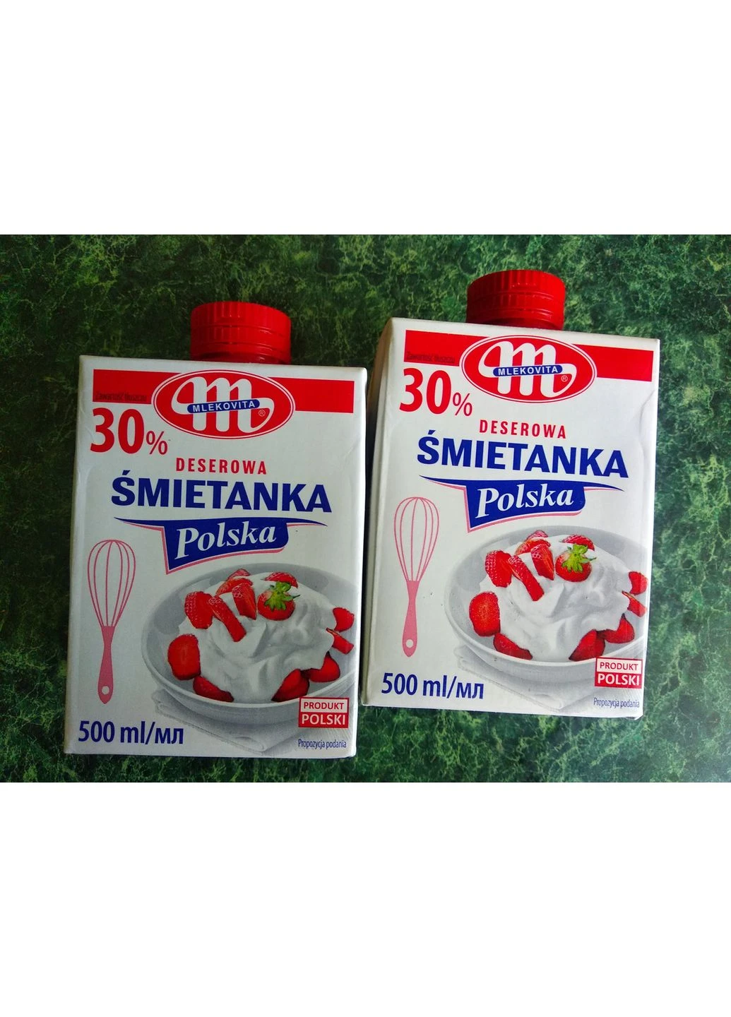 Smietanka Polska 30% Вершки десертні 500мл Mlekovita (379453013)