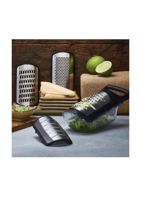 Набір Терок Soft Touch Container Grater Set Тертки 4в1 Mintex (363834300)