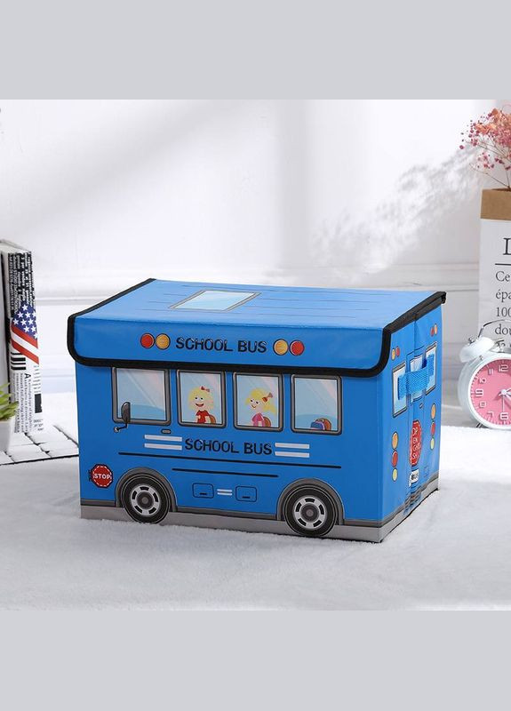 Ящик для хранения игрушек R88098 Синий автобус Fun Game (327217130)