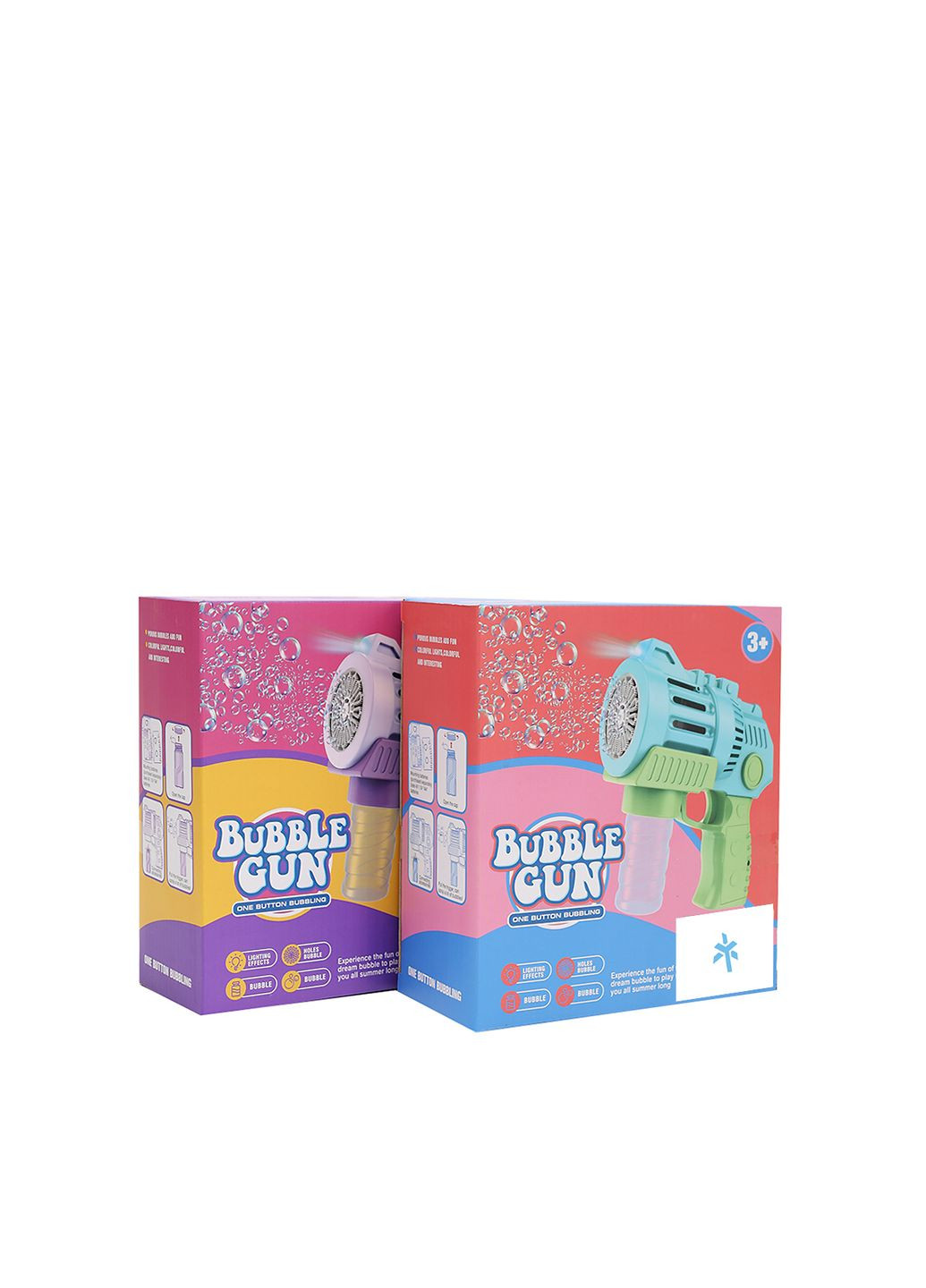 Пистолет с мыльными пузырями цвет разноцветный ЦБ-00280350 No Brand (338375532)
