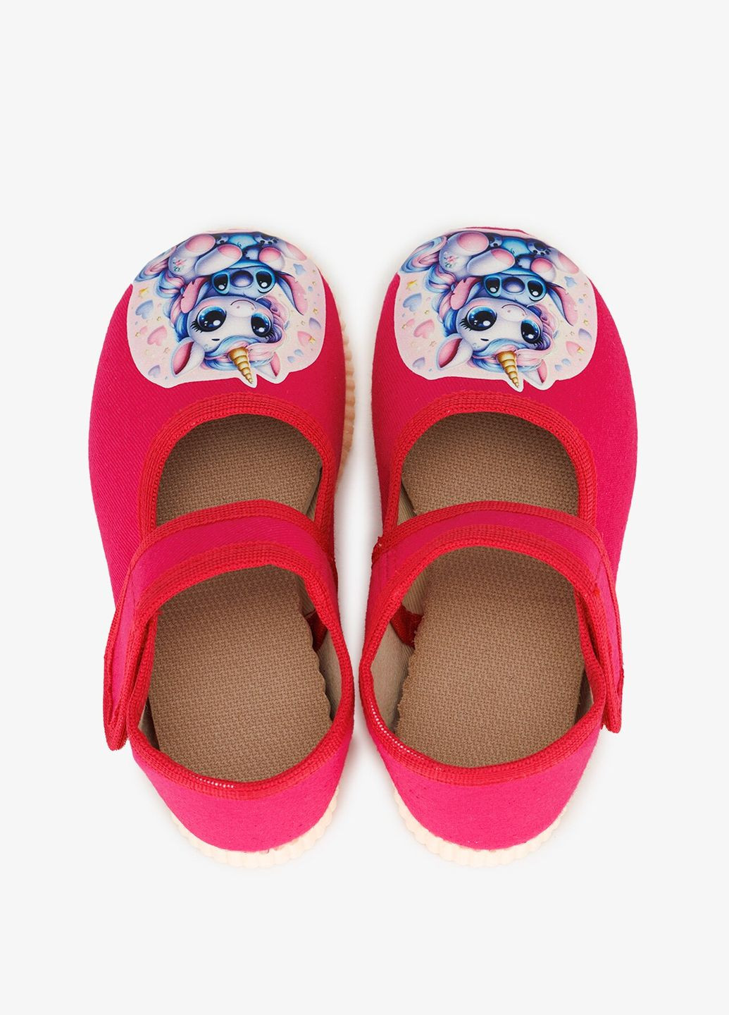 Малиновые тапочки для девочки 0115 единорожка малиновый shop (2000990858191) Берегиня