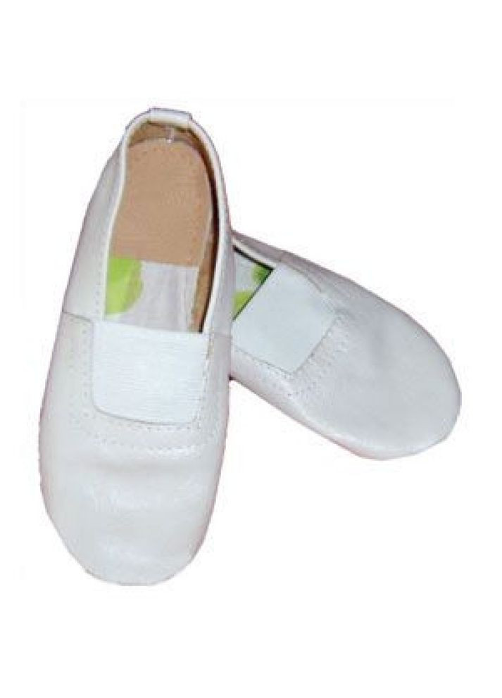 Белые чешки черные для танцев и гимнастики Nargiz