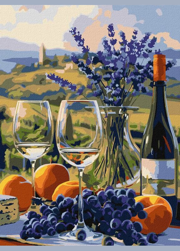 Картина за номерами Італійська насолода ©art_selena_ua 30x40 KHO5701 Ідейка (303728105)