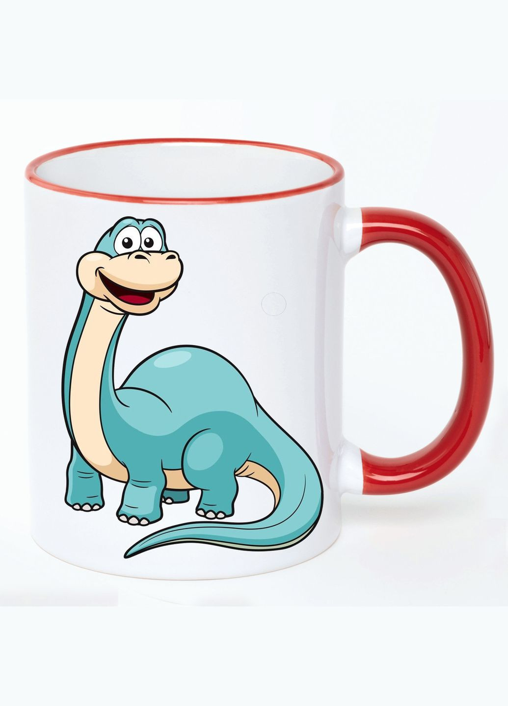 Чашка з дитячим малюнком (кухоль, кухоль) #0079 Біла з Червоною ручкою 330 мл No Brand (322712620)