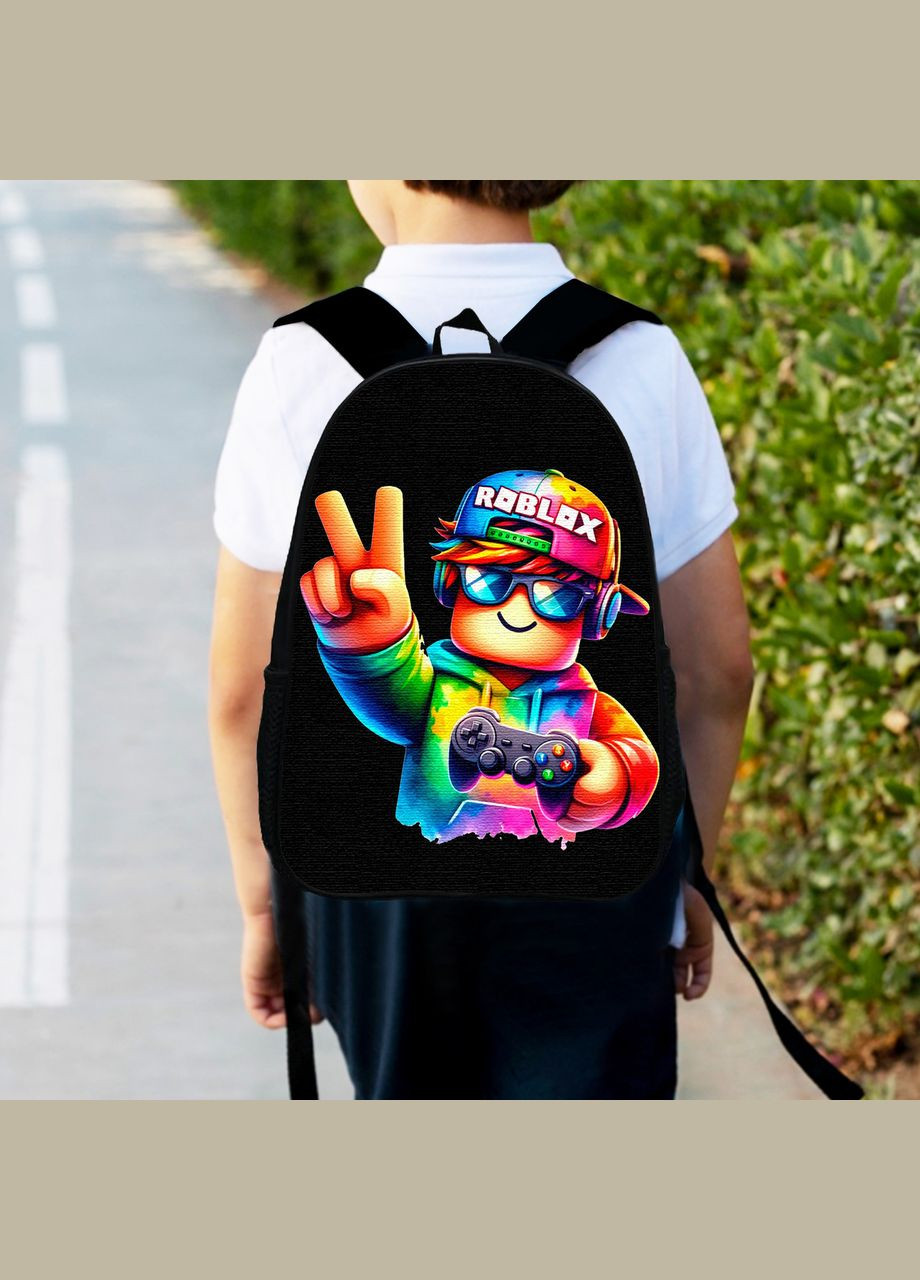 Рюкзак дитячий Роблокс 34х27 см ранець Roblox міський c принтом для хлопчика No Brand (306438698)