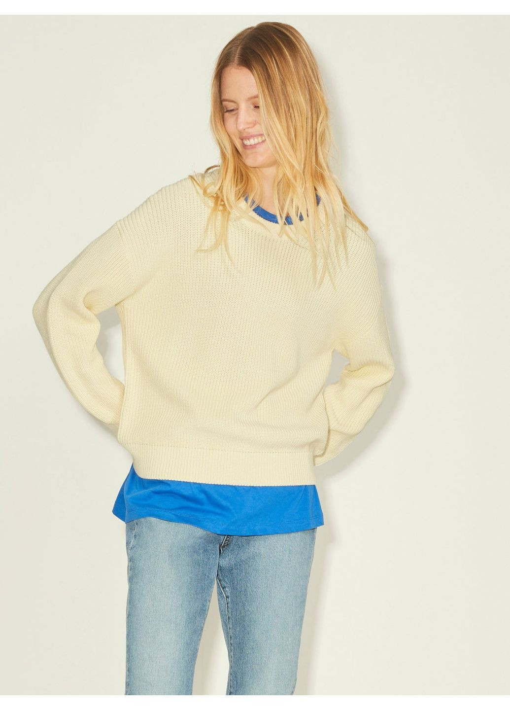 Молочный джемпер демисезон,молочный,jjxx Jack & Jones