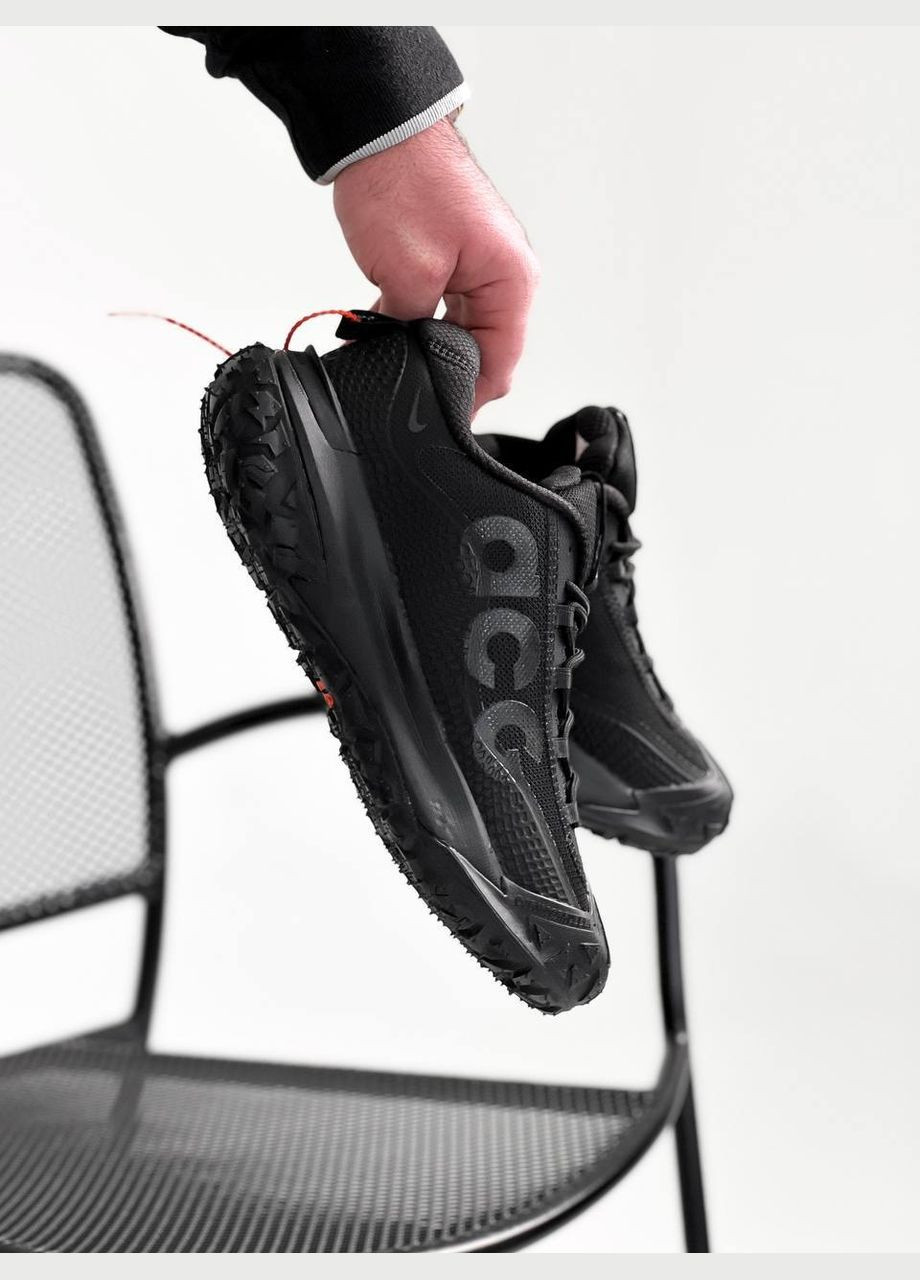 Черные всесезонные кроссовки Vakko Nike ACG Mountain Fly 2 Gore-Tex Total Black