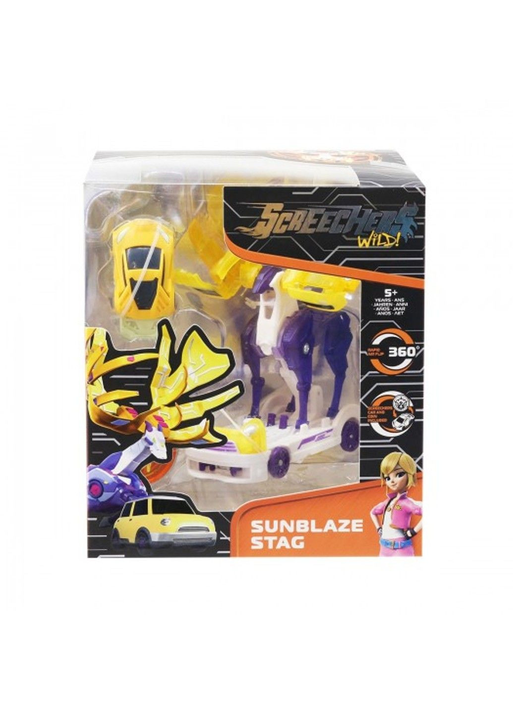 Машинка-трансформер ! S4 L2 - Санблейз Стег Screechers Wild (333708148)