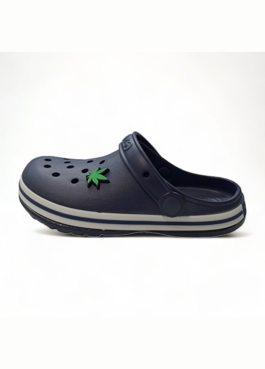 Синие кроксы подростковые style размер (23,5см.) синие Dago