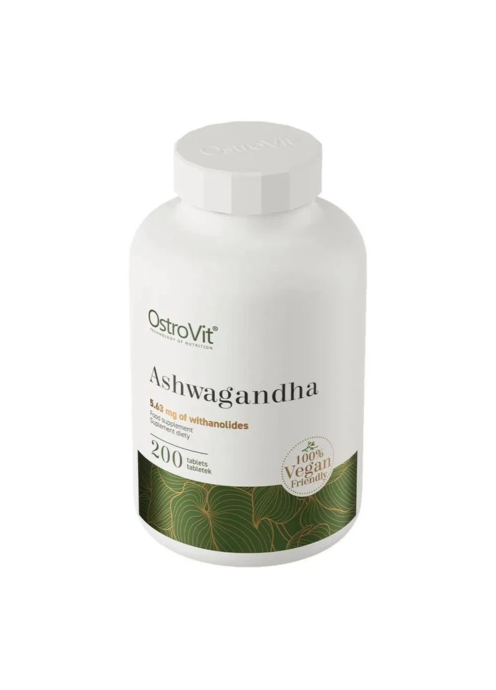 Ашваганда Ashwagandha VEGE 200 таблеток Ostrovit (361115144)