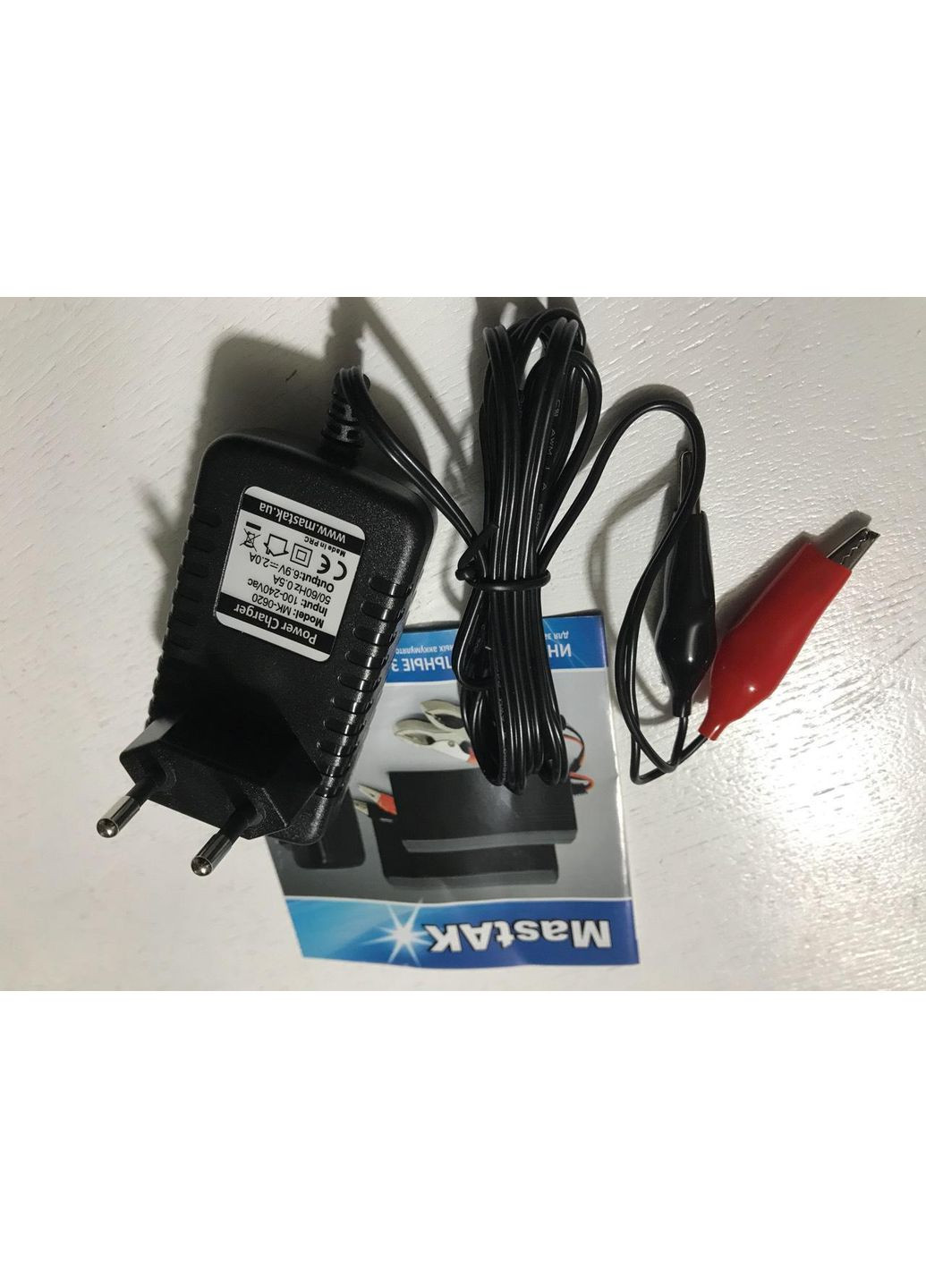 Зарядний пристрій для олив'яних акумуляторів MK-0620 6V 2Ah Mastak (370968598)