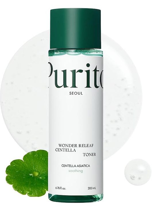 Успокаивающий тонер с центелой Wonder Releaf Centella Toner 200ml (790883-42165906) Purito Seoul (368908216)