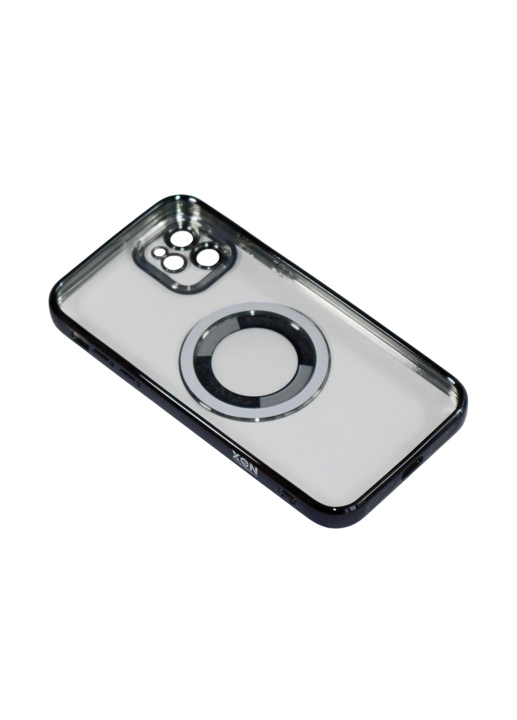 Магнитный чехол XON PhoneCase Magnetic для iPhone 11 (PCMC1111100B 8024) Черный/Прозрачный XON E-Tech (322720532)
