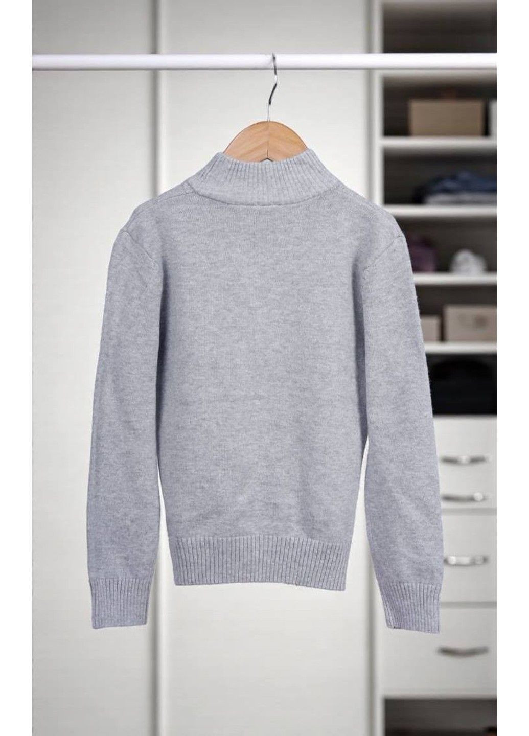 Светр дитячий сірий Deloras (365796613)