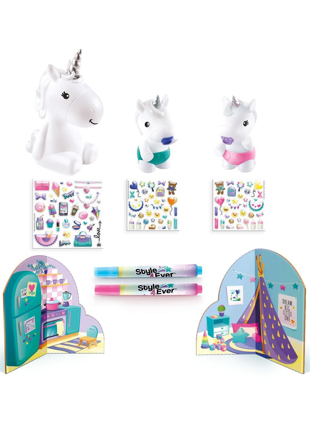 Набір для творчості DIY Style 4 Ever Мої улюбленці Родина сяючіх єдинорогів () Canal Toys OFG287 (370141004)