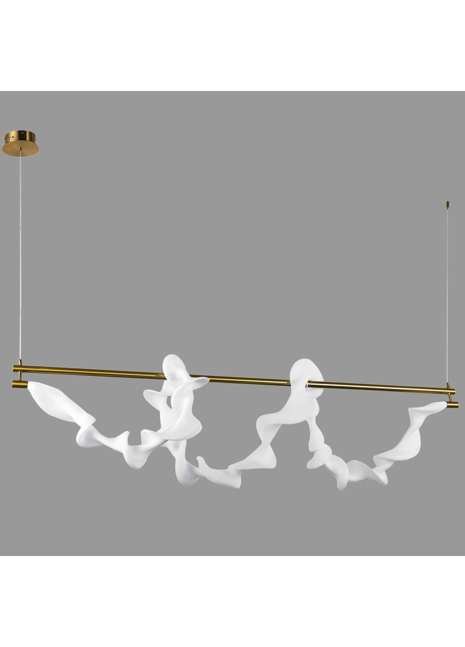 Люстра підвісна бронзова довга з гнучкого каната в стилі арт деко (81-3168 (1500) AB) No Brand (370072524)