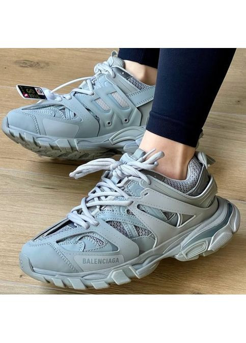 Кросівки жіночі Balenciaga Track 3.0 Gray Premium | Баленсіага Трек 3.0 сірі No Brand сірі демісезони (361308062)