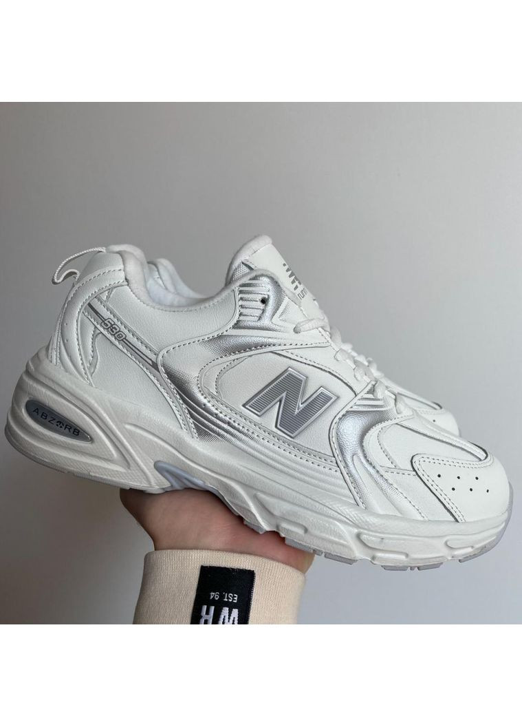 КРОСІВКИ ЖІНОЧІ NEW BALANCE 530 WHITE LEATHER НЬЮ БЕЛАНС 530 No Brand білі зими (367114993)