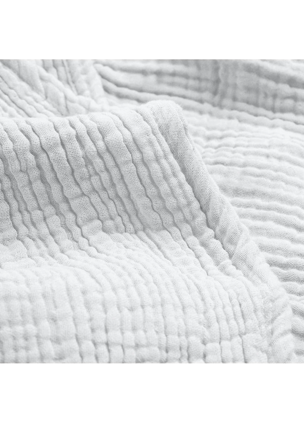 Простирадло на резинці муслін 200x200x30 WHITE (4822052496107) Cosas (391372844)