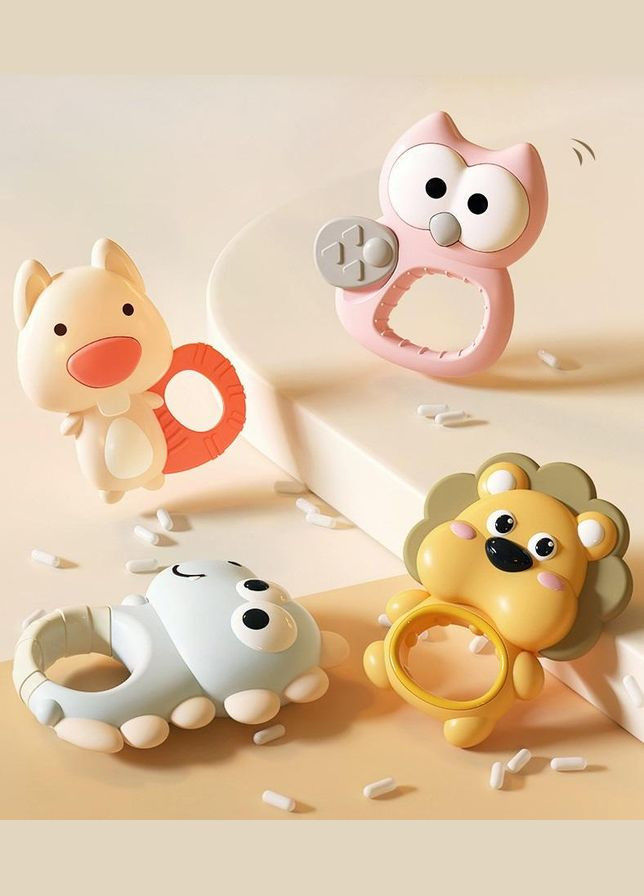 Музичний мобіль 3 в 1 з нічником, проектором і пультом управління арт 7232 Бежевий No Brand (322583301)