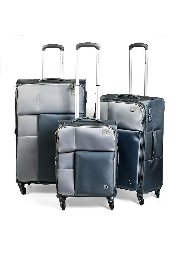 Набор чемоданов текстиль 20/24/28" 3 шт. R30949-Grey Stenson (317977278)
