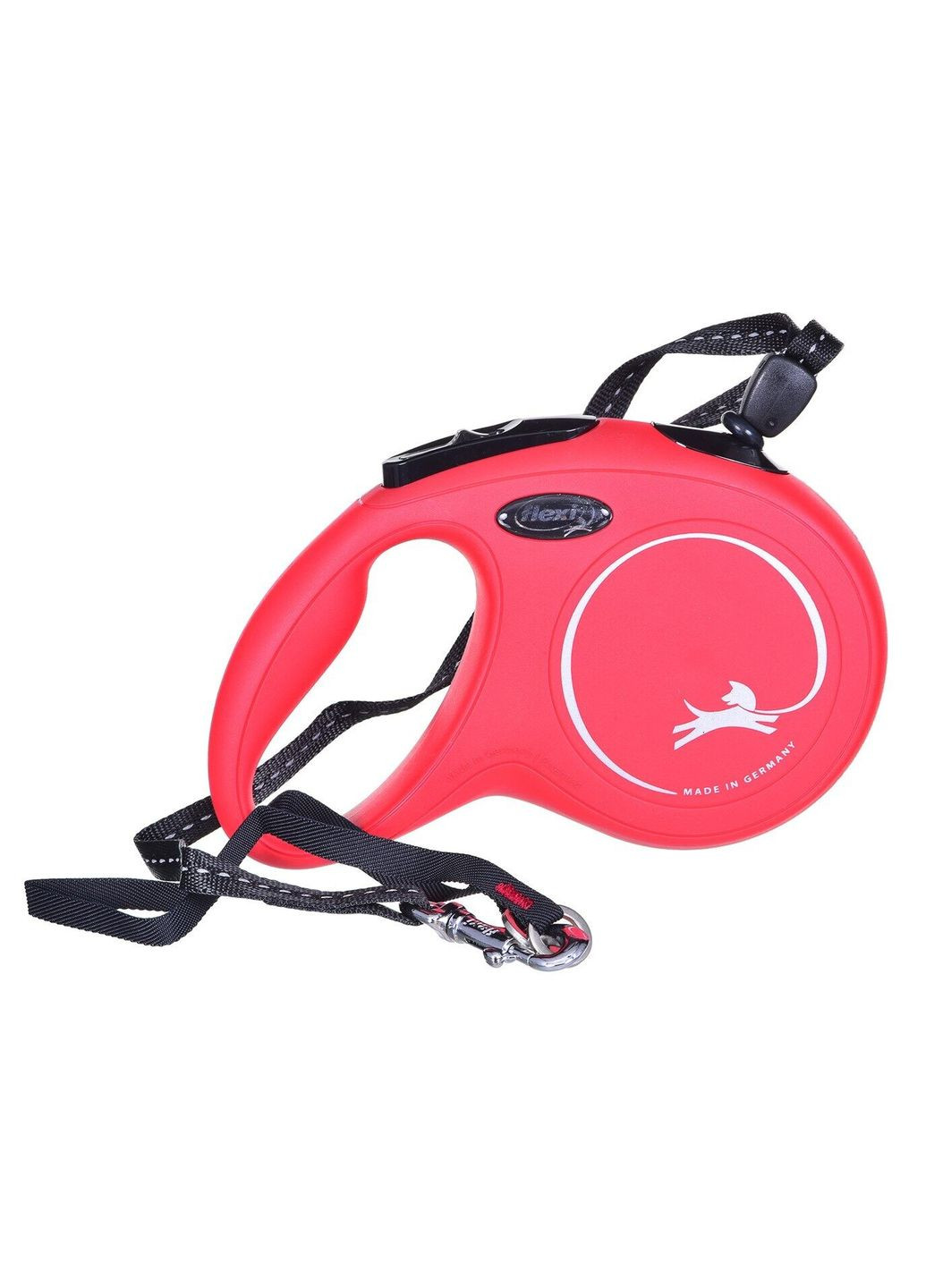 Повідець-рулетка для собак New Classic M до 20 кг червона трос 8 м 22941 Flexi (323224647)