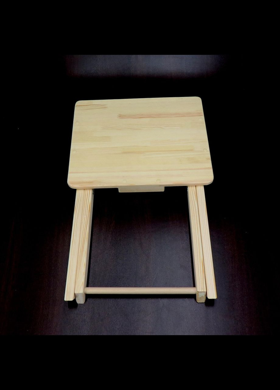 Столик розкладний з дерева Дарлінг бланже (СУН-000101) No Brand (328960176)