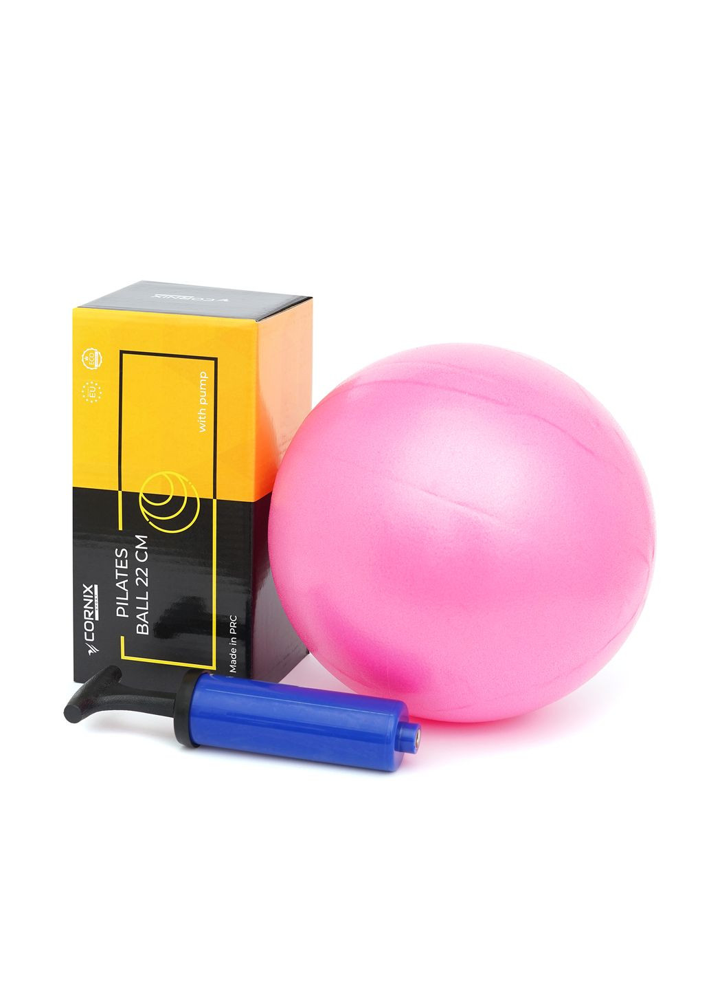 М'яч для пілатесу, йоги, реабілітації MiniGYMball 22 см XR0228 Pink Cornix xr-0228 (275334136)