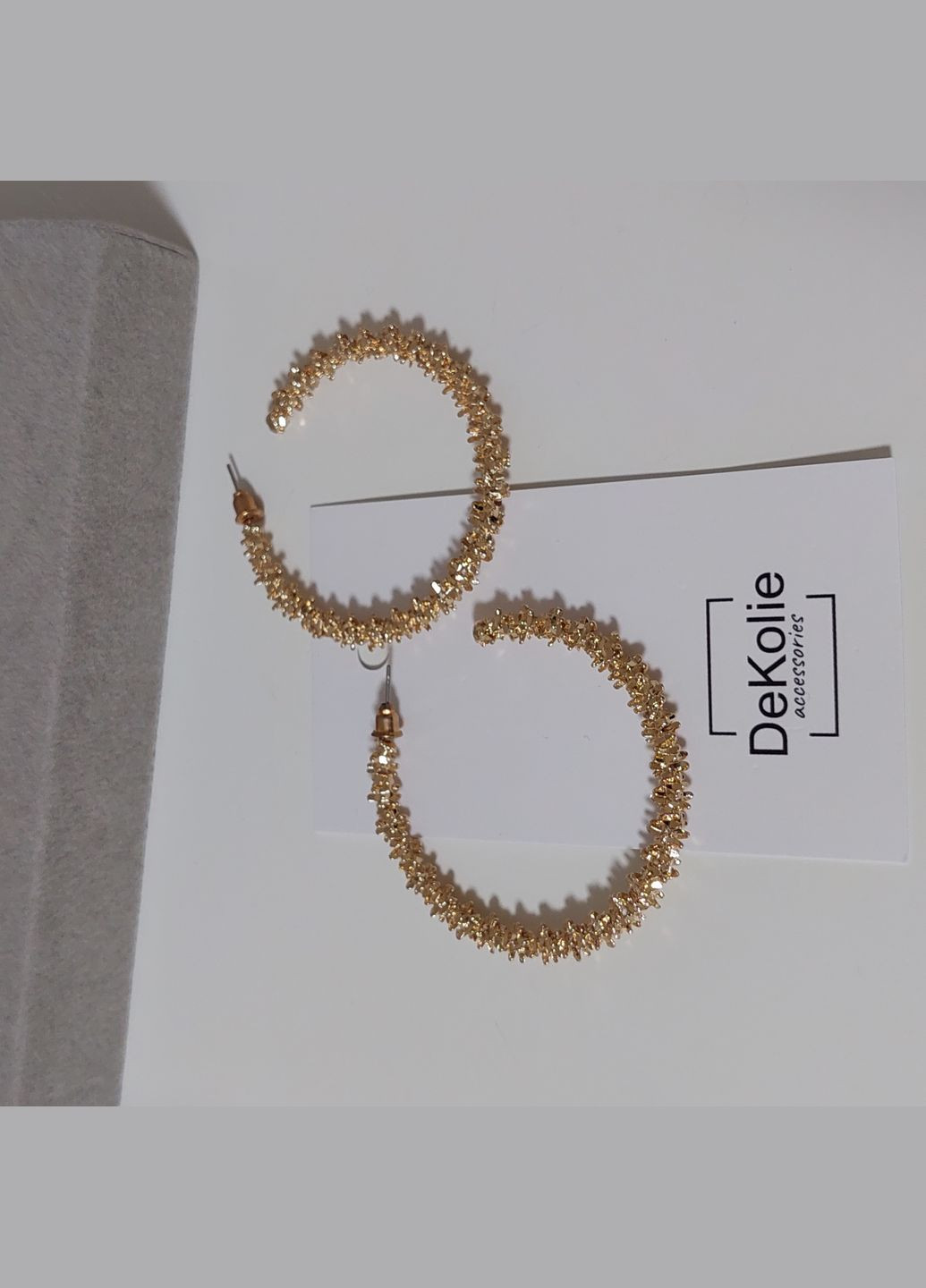 Серьги кольца массивные BS040. DeKolie (332622513)