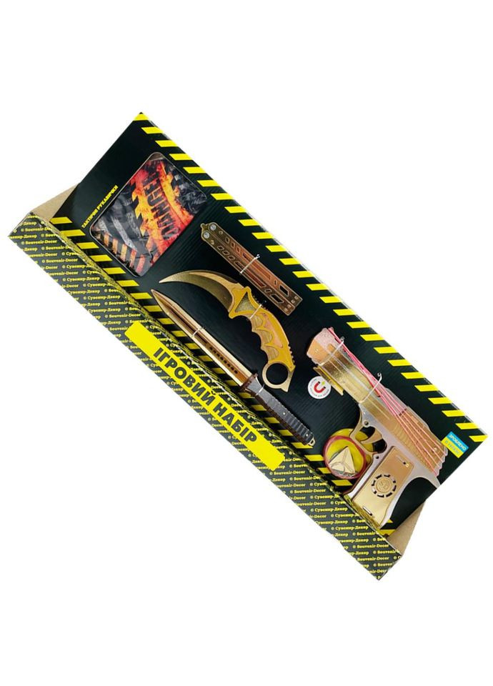 Сувенирный игровой набор Big Box "Gold 2" BB-G2 дерево No Brand (330602261)